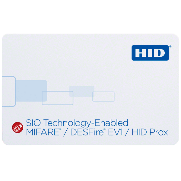 HID® SIO™ DESFire™ + Prox Card [3800]