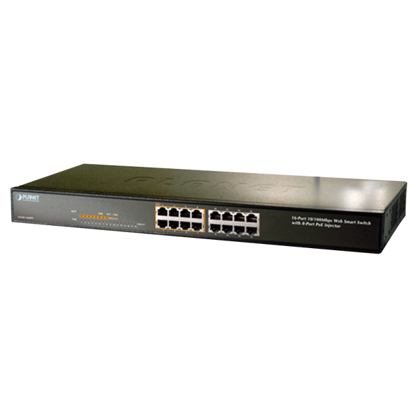 PLANET™ Manageable Switch FNSW-1608PS PoE Layer 2 [FNSW-1608PS]