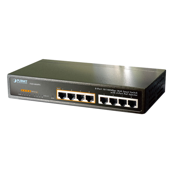 PLANET™ Manageable Switch FSD-804PS PoE Layer 2 [FSD-804PS]