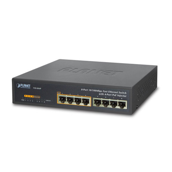 PLANET™ Switch PoE FSD-804P [FSD-804P]