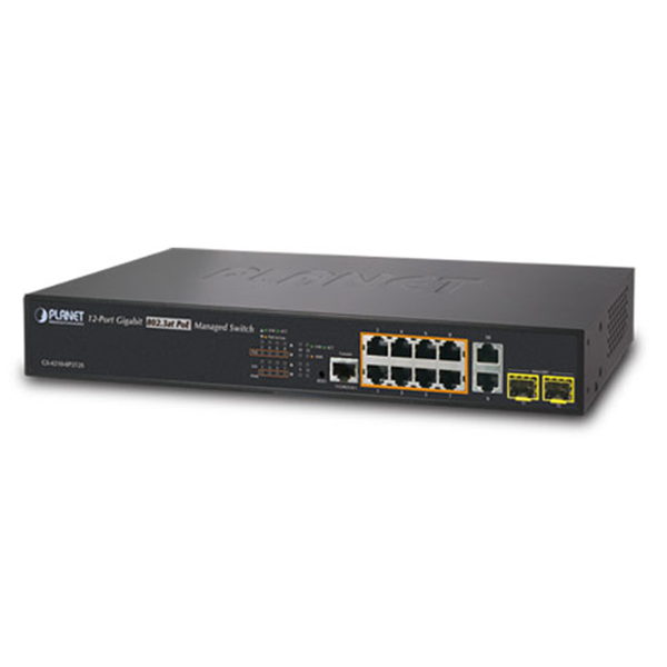 PLANET™ Manageable Switch GS-4210-8P2T2S High PoE Layer 2 [GS-4210-8P2T2S]