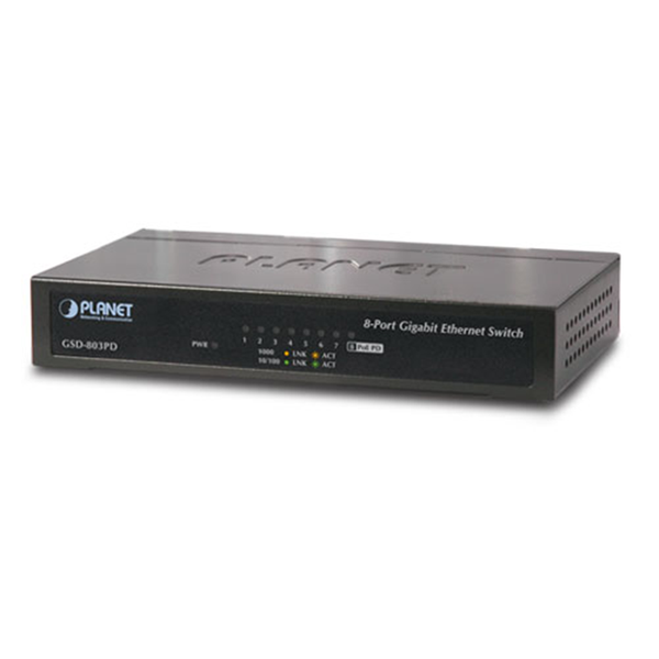 PLANET™ Manageable Switch GSD-803PD Layer 2 [GSD-803PD]