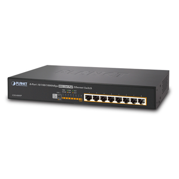 PLANET™ Switch High PoE GSD-808HP [GSD-808HP]