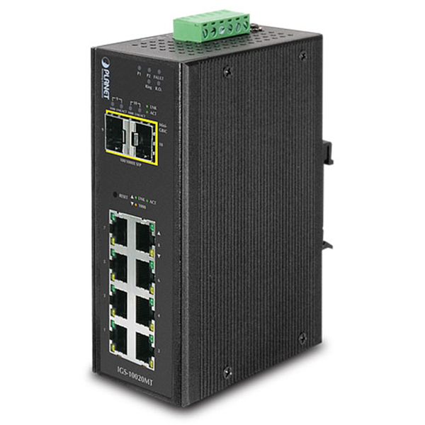 PLANET™ Industrial Switch  IGS-10020MT Manageable Layer 2 [IGS-10020MT]