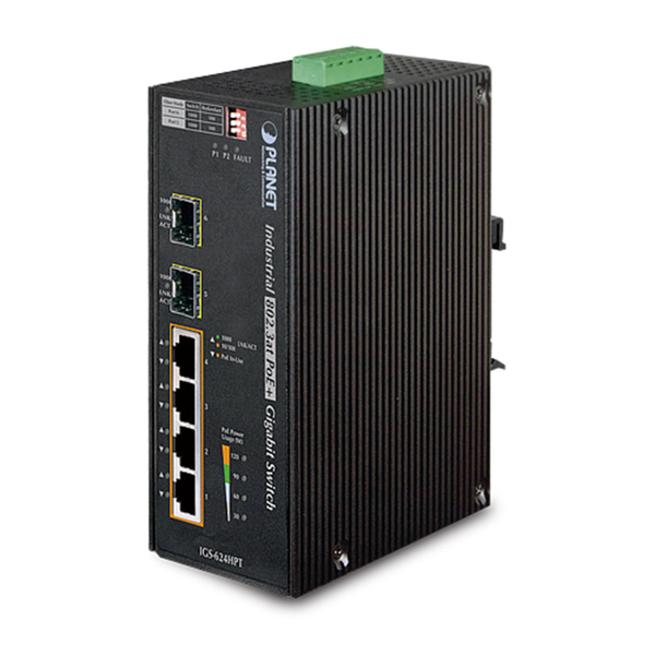 PLANET™ Industrial PoE Switch  IGS-624HPT [IGS-624HPT]