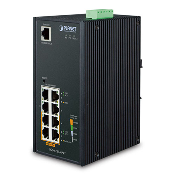 PLANET™ Industrial PoE Switch  IGS-4215-4P4T [IGS-4215-4P4T]