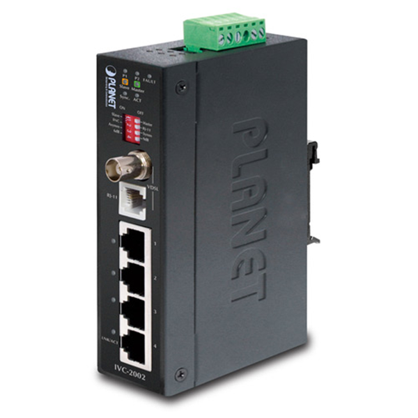 PLANET™ Convertert/Switch IVC-2002 Ethernet-Coax [IVC-2002]