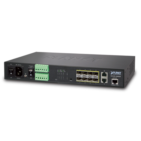 PLANET™ Manageable Switch MGSD-10080F Layer 2 (L2/L4) [MGSD-10080F]