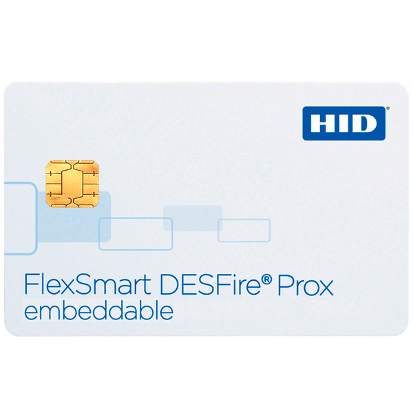 HID® DESFire™ + Prox Embeddable Card [1457CxE]