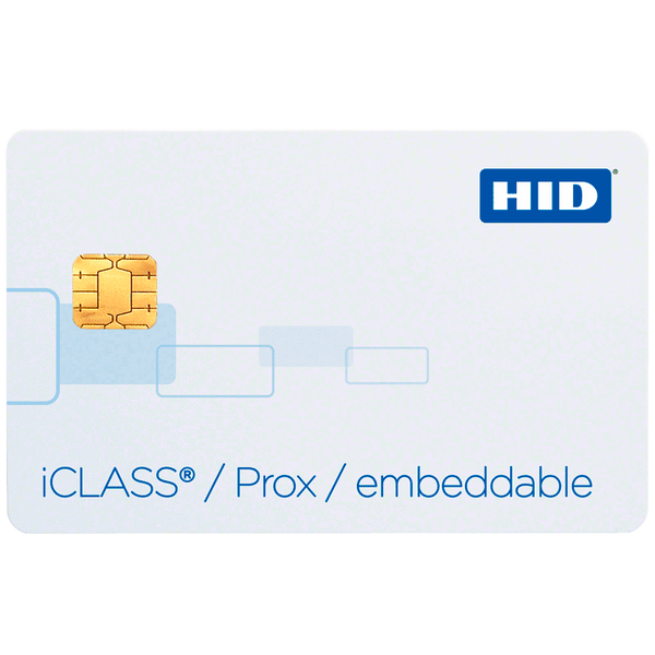 HID® iCLASS™ 16k (16) + Prox Embeddable Card [2132]